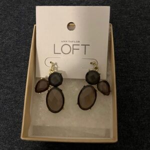 Ann Taylor LOFT Brown Earrings